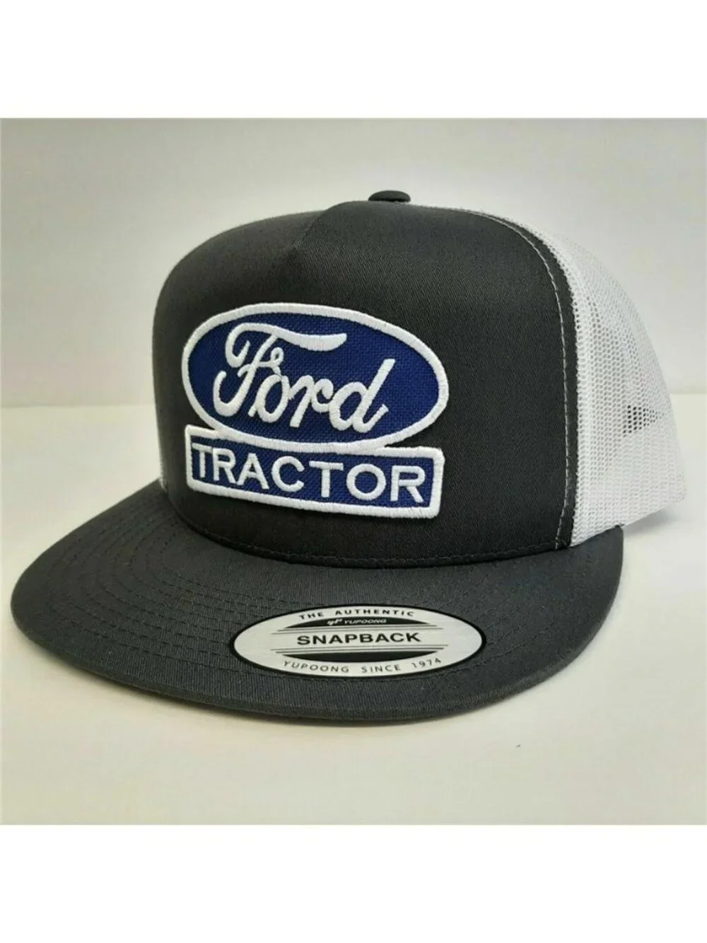 Retro Ford Tractor 8N Patch Trucker Hat Black Richardson 112 Snapback New Farmer